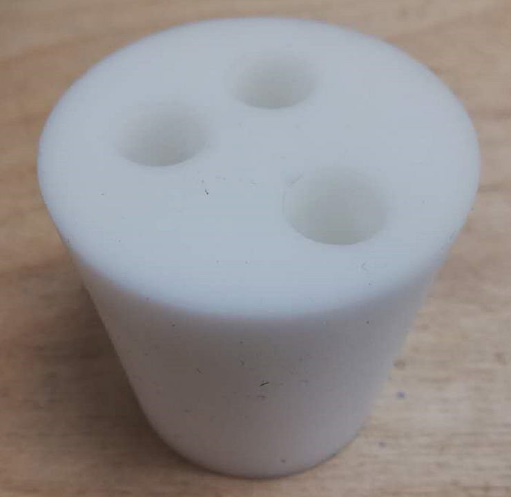 THREE HOLE STOPPER ?? Drilled With One 3/8 in Hole and Two 1/4 in