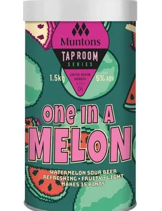 Muntons Tap Room Limited Edition Series ONCE IN A MELON WATERMELON SOUR Tinned Beer Kit - Limited Edition Recipe #04