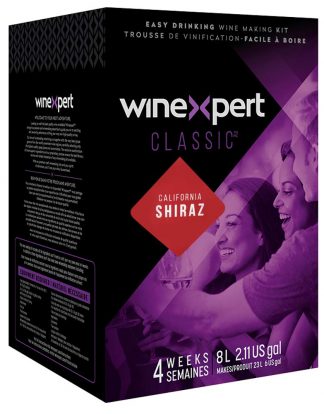 WINE KIT California SHIRAZ Winexpert Classic Series 8L - Makes 6 Gallons Red Wine