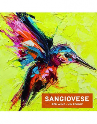 SANGIOVESE WINE BOTTLE LABELS Pack of 30 Flying Bird Design Removable Self-Adhesive and Easy to Peel Off