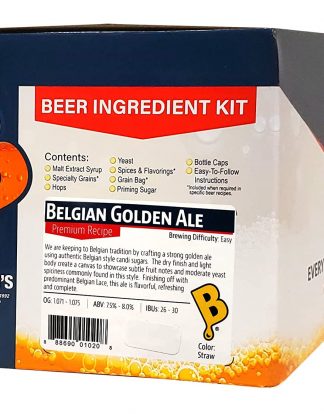 BELGIAN GOLDEN ALE Beer Ingredient Kit from Brewer's Best 1020