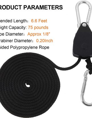 ROPE AND PULLEY For Lifting Heavy Grain Mashing Bags up to 75LBS