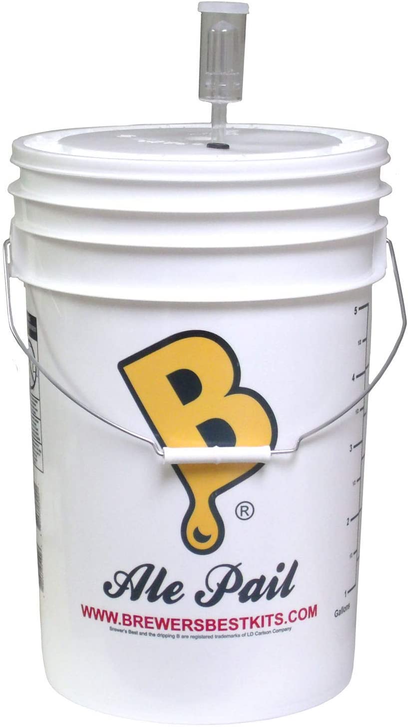 FERMENTATION BUCKET 6.5 Gallon Primary Fermenter w/ Soft Gasketed Lid+Airlock - Ready to ferment in - Image 2