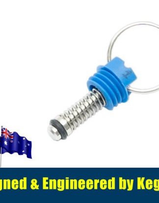 BLUE 10 PSI FERMENTER PRV PRESSURE RELIEF VALVE for SPUNDING FERMENTING In Corny Kegs with Release at 10PSI KK-9975