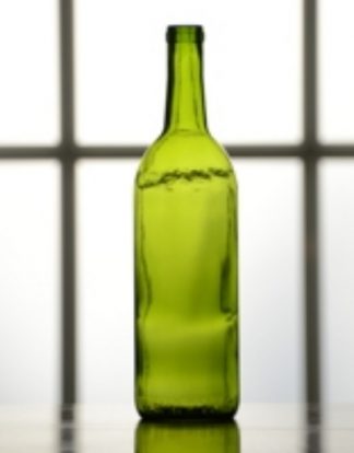 WINE BOTTLES EMERALD GREEN Bordeaux New Case of 12 750ml Cork Finish