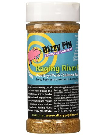 Dizzy Pig Raging River Rub FOR FISH BBQ Spice and Rub 7.9 Oz by Dizzy Pig Barbeque