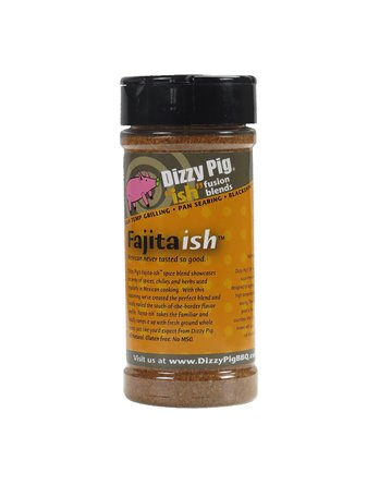 Dizzy Pig Fajita-ish Fusion Blend Mexican Seasoning Spice and BBQ Rub - 8 oz