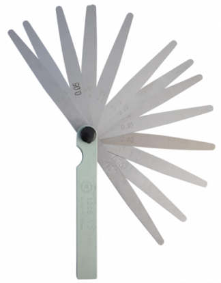 FEELER GAUGE for Grain Mill Roller Gap Settings 17 Blade Tool for Thickness Measuring Metric KL13420