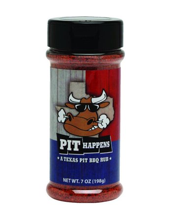 Pit Happens - A Texas Pit Barbecue Rub - 7 Ounce FREE SHIPPING