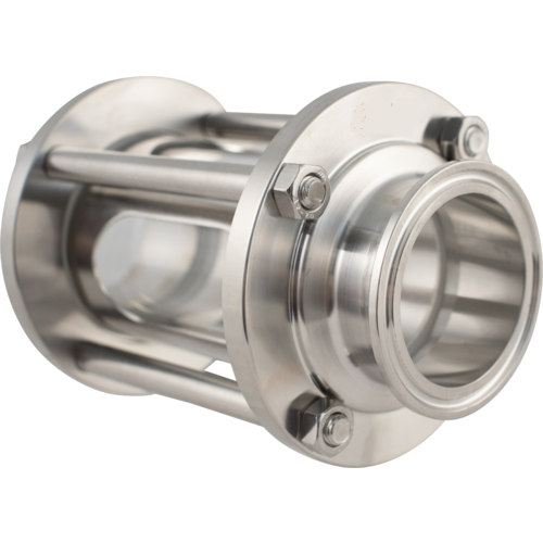 Forgefit In-Line SIGHT GLASS 2" TRICLAMP 304 Stainless Steel Tri-Clamp Tri-Clover Sanitary Flow Indicator - Image 4