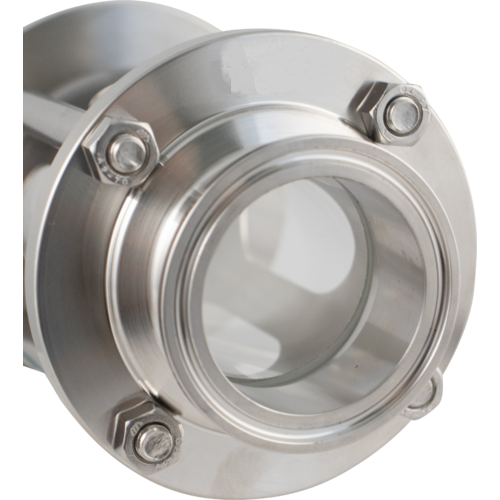 Forgefit In-Line SIGHT GLASS 2" TRICLAMP 304 Stainless Steel Tri-Clamp Tri-Clover Sanitary Flow Indicator - Image 3