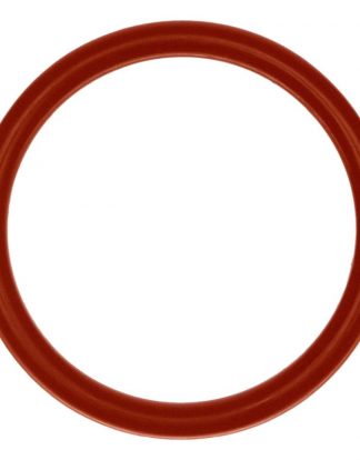 Soft Red Silicone O-RING FOR 2" TRICLAMP Flange Sanitary Tri-Clover Tri-Clamp Compatible (Single Piece)