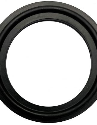 BLACK EPDM TRICLAMP Flange Gasket For 2" Tri-Clover (Tri-Clamp) Compatible - 2 inch Double-Sided Ridge