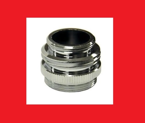 Danco Deluxe FAUCET ADAPTER Chrome Kitchen Sink Faucet TO GARDEN HOSE THREAD ADAPTOR 10513 - Image 2