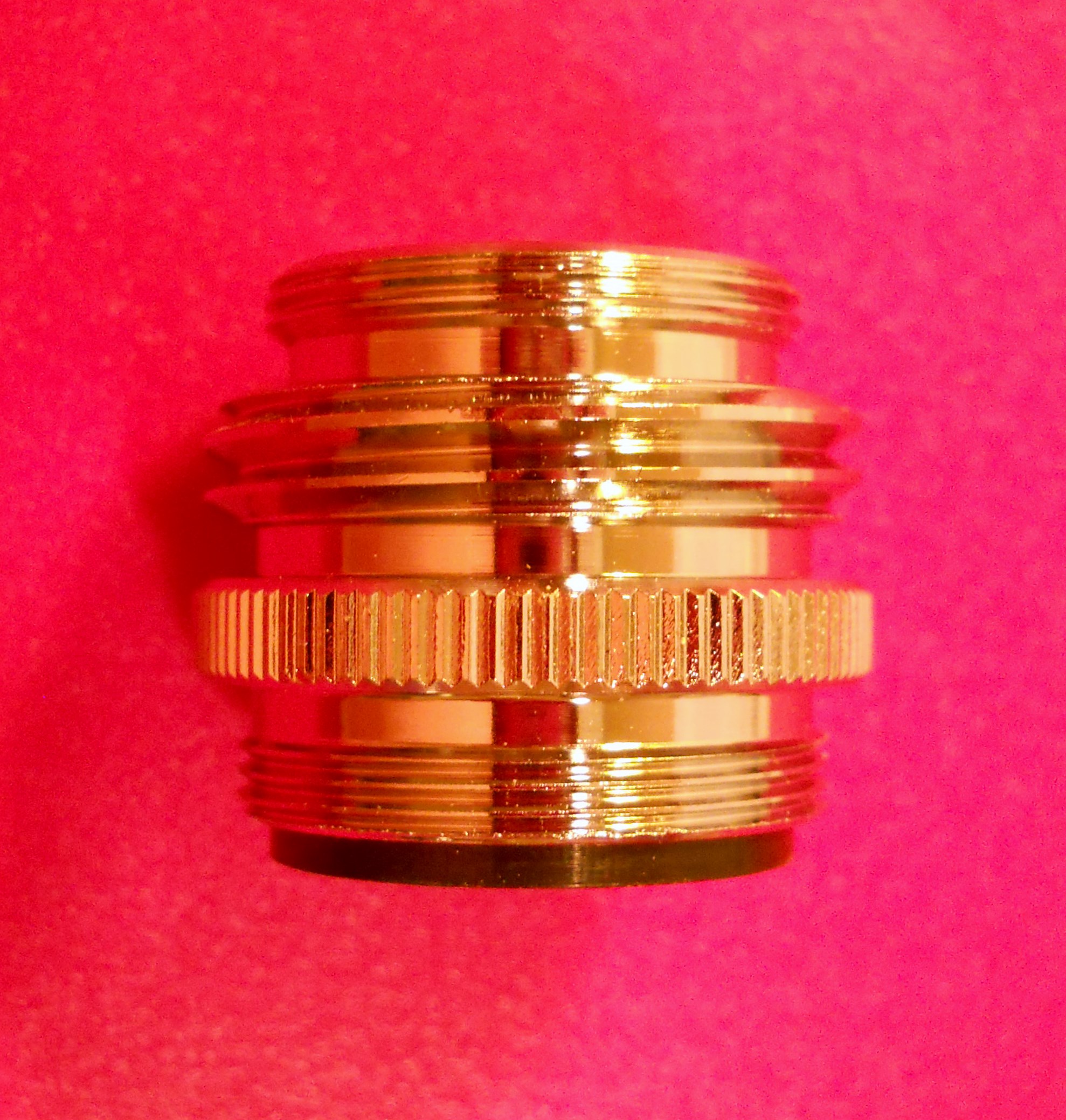 Danco Deluxe FAUCET ADAPTER Chrome Kitchen Sink Faucet TO GARDEN HOSE THREAD ADAPTOR 10513 - Image 3
