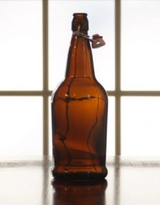 SINGLE HUGE 1000ml EZ CAP AMBER Glass Beugel Swing-Top Beer or Soda Bottle 34oz Flip Top Grolsch Type
