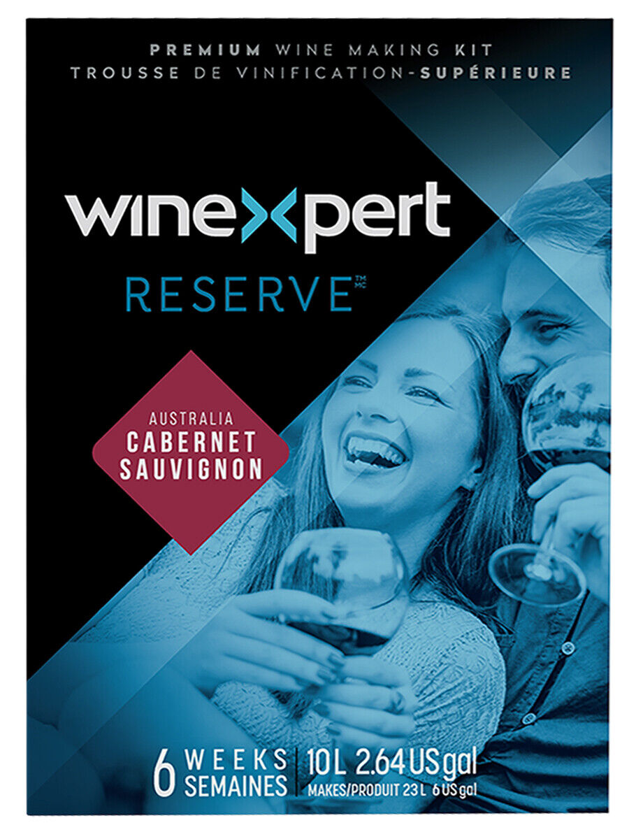 RESERVE Australian CABERNET SAUVIGNON 10L Wine Kit Winexpert Reserve - Makes 6 Gallons of Red Wine 3120 - Image 2