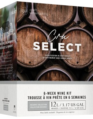 SPECIAL ORDER Award Winning RED WINE KIT RJ Spagnols CSEL CALIFORNIA STYLE PINOT NOIR 12L 6 Gallon CRU SELECT NZZA4478 RJS Winemaking