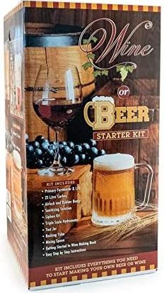 DANMAR Beer AND Wine Equipment Kit Bucket + PET Carboy 5 Gallon Homebrew Starter Kit