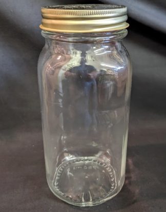 Quality Heavy Weight Square Mayberry Style MOONSHINE MASON JAR 750ml Clear Premium Flint