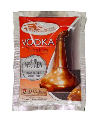 DISCONTINUED Fermfast VODKA TURBO PURE Yeast With Enzyme 3.8oz For Traditional Vodka