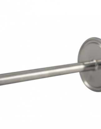 1.5" TRI CLAMP 6" PROBE THERMOWELL Tri-Clover Set up for Glass Lab, Side Clip, or Digital Probe Thermometer 304 Stainless Steel