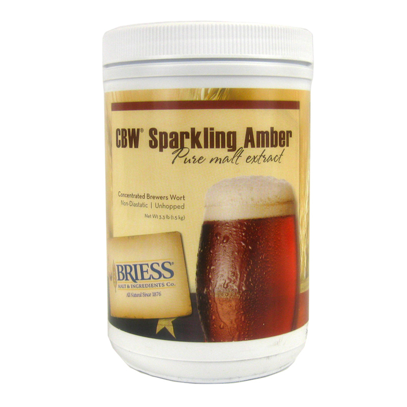 Briess SPARKLING AMBER LME Liquid Malt Extract 3.3 lb Tin