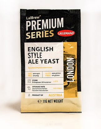 DISCONTINUED LalBrew LONDON ALE ESB Beer Yeast 11g Packet Lallemand Premium Series Dry Brewers Yeast for Extra Special Bitter