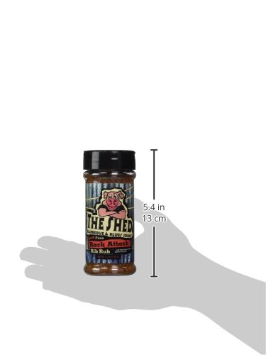 For Shedheads... The Shed Barbeque and Blues Joint RACK ATTACK BBQ Dry Rub - 5.2oz Shaker Bottle - Image 11