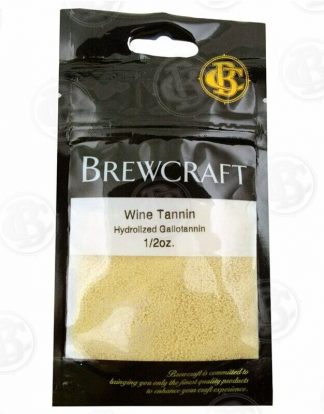 Gall Nut Derived WINE TANNIN BLANC BrewCraft Soft Hydrolized Gallotannin 1/2g pack