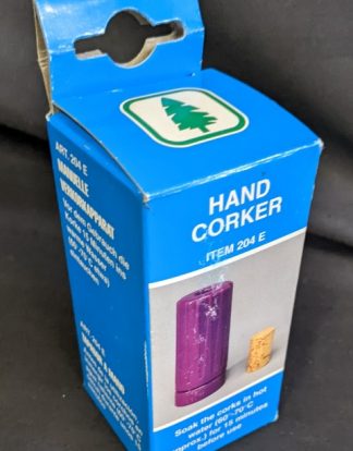 Young's PURPLE Plastic Plunger Hand Corker