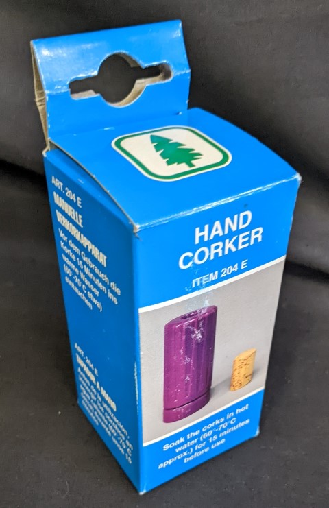 Young's PURPLE Plastic Plunger Hand Corker