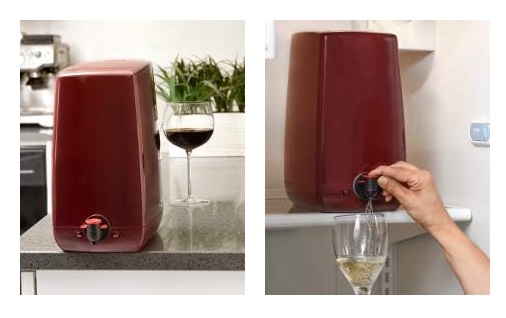 Decorative a'POUR WINE ON TAP SYSTEM Wine or Cocktail DISPENSING BOX 4.5 Liter for Counter or Refrigerator - Image 2