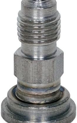 3/16" ID MFL TAILPIECE Threaded 1/4" Nipple for end of beer shank assembly Stainless Steel Krome C115