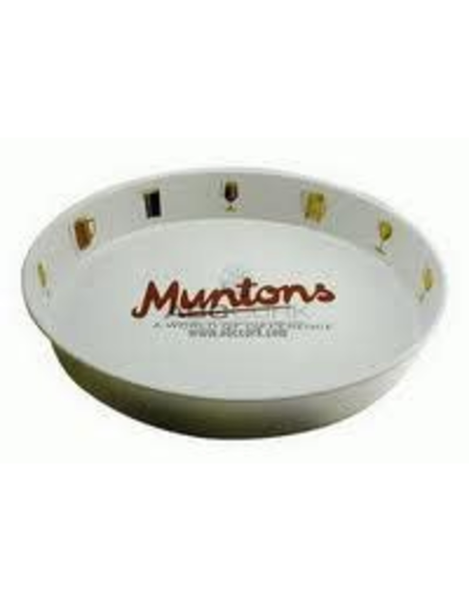 DISCONTINUED Promotional Munton's Beer Logo Metal NON SLIP BEVERAGE SERVING TRAY 14" - Image 3