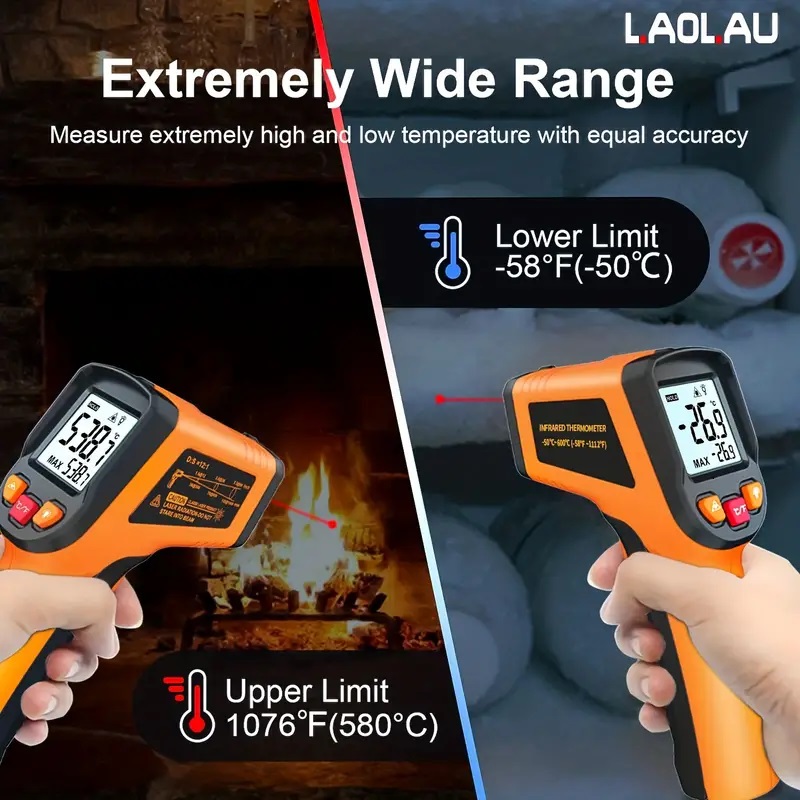 Etekcity Lasergrip T580A Noncontact Digital Laser Infrared Thermometer