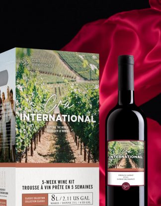 (DISCONTINUED Search us for GAMAY) BEAUJOLAIS WINE KIT RJ Spagnols Cru International French Gamay Style 6 Gallon CINT NZZZ4740 from RJS Winemaking