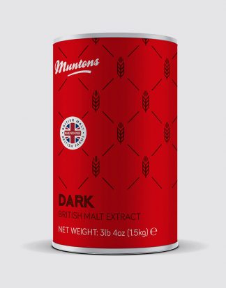 British LME Muntons Unhopped DARK LIQUID MALT EXTRACT 3.3 lbs Tin LME
