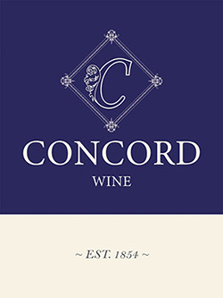 WINE BOTTLE LABELS Pack of 30 CONCORD 'EST 1854' Design Red Wine Self-Adhesive Easy Peel