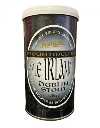 Mountmellick DUBLIN STOUT ALE Tinned 6 Gallon Irish-Style Beer Making Kit from Muntons
