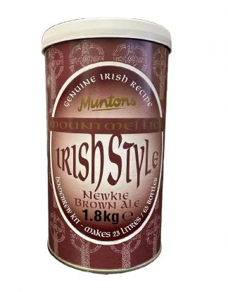 Mountmellick Irish NEWKIE BROWN ALE Tinned 6 Gallon Newcastle-Style Beer Making Kit from Muntons