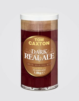Tom Caxton REAL DARK ALE Irish-Style Tinned 6 Gallon Beer Making Kit from Muntons