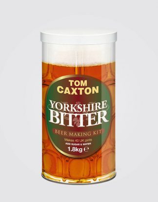 Tom Caxton YORKSHIRE BITTER Irish-Style Tinned 6 Gallon Beer Making Kit from Muntons