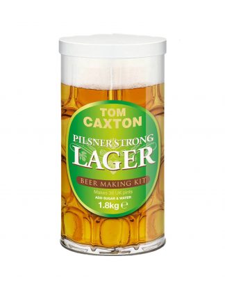 Tom Caxton PILSNER STRONG LAGER Irish-Style Tinned 6 Gallon Beer Making Kit from Muntons