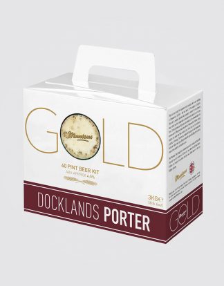 DOCKLANDS PORTER Muntons Gold Range Beer Kit de Bière Robust Dark Hoppy Extract Beer Brewing Ingredient Kit 27731 Makes 5 Gallons