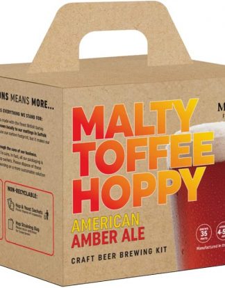 AAA AMERICAN AMBER ALE Muntons Flagship Range Beer Kit de Bière Rich Creamy Velvet Extract Beer Brewing Ingredient Kit 27542 Makes 5 Gallons