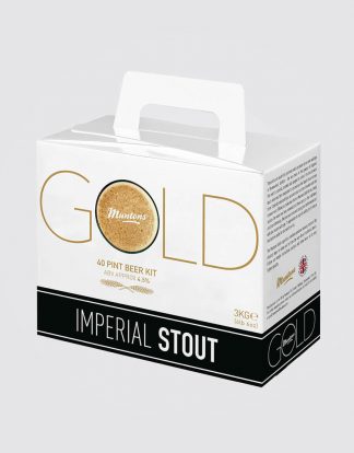 Russian IMPERIAL STOUT Muntons Gold Range Beer Kit de Bière Rich Dry and Full Bodied Extract Beer Brewing Ingredient Kit 27735 Makes 5 Gallons