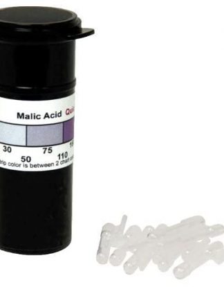 Accuvin Malolactic Fermentation (MLF) Test Kit (0-500 mg/L Malic Acid) Vial OF 10 Strips