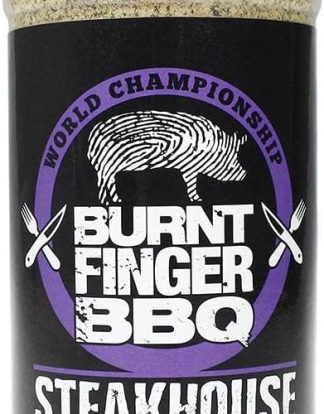 Burnt Finger BBQ STEAKHOUSE GRILL Seasoning for Steaks 11.8oz Shaker Bottle