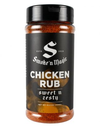 SMOKE 'N MAGIC Sweet n Zesty Chicken Rub 12.5oz Shaker Bottle